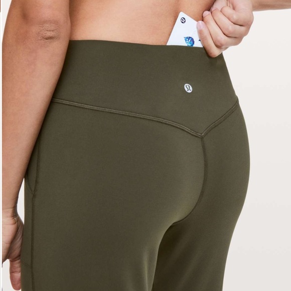 Lululemon Align Jogger Crop 23" 4/XS Dark Olive Green Cropped Pants Leggings OG - Picture 9 of 16